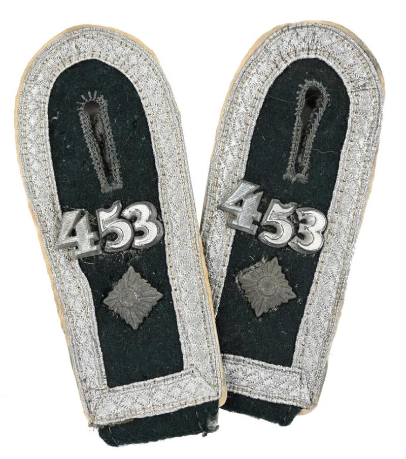German WH NCO Shoulderboards I.R. 453