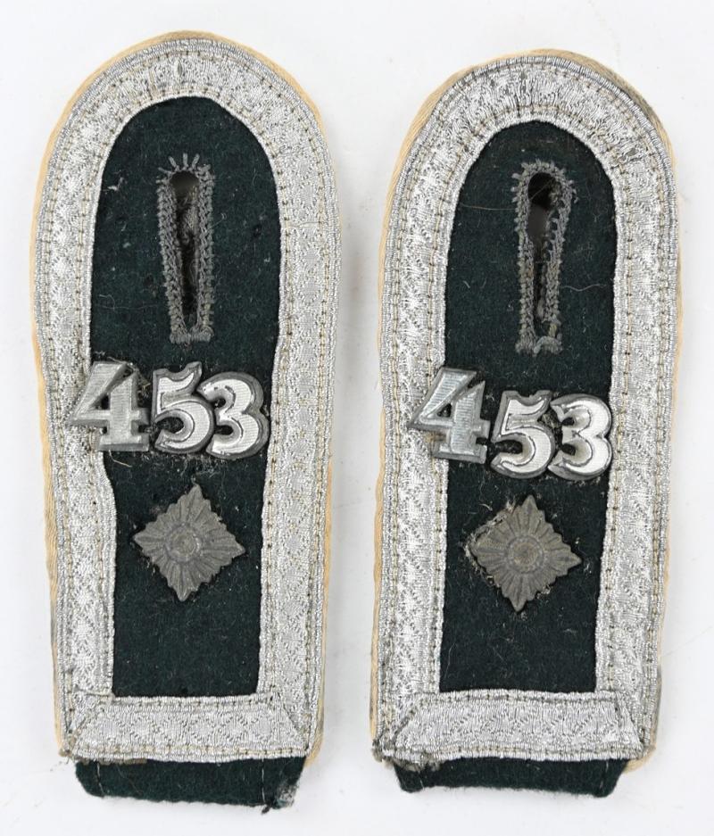 German WH NCO Shoulderboards I.R. 453