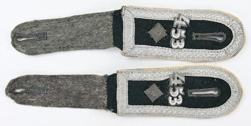 German WH NCO Shoulderboards I.R. 453