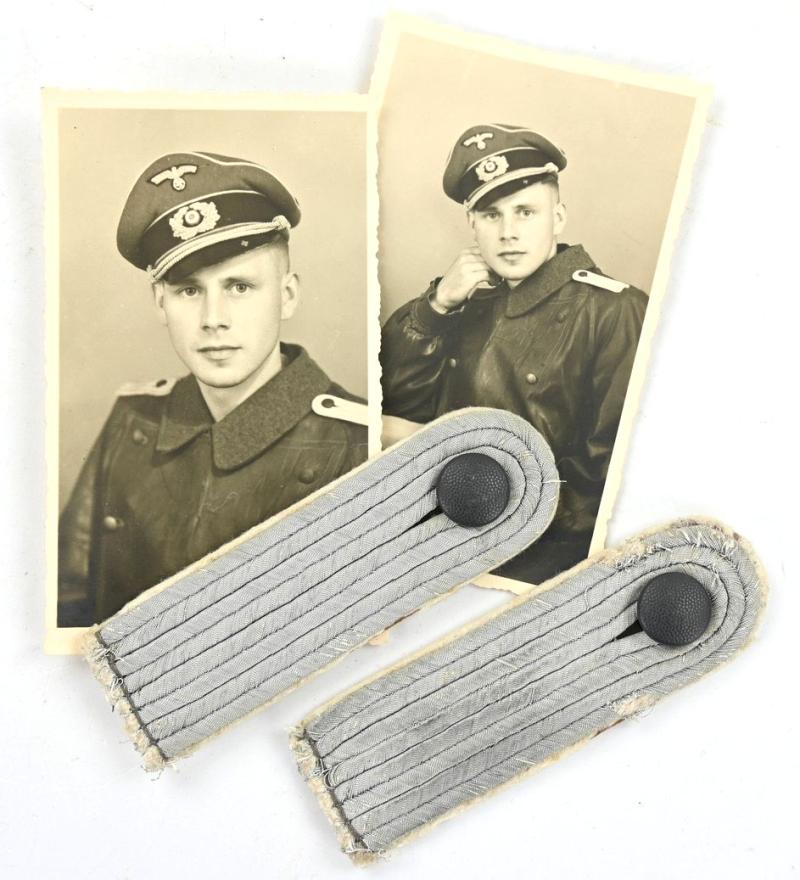 German WH Officer Shoulderboards with Pictures