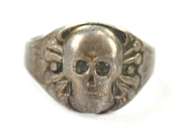 German WH Canteen Skull Ring