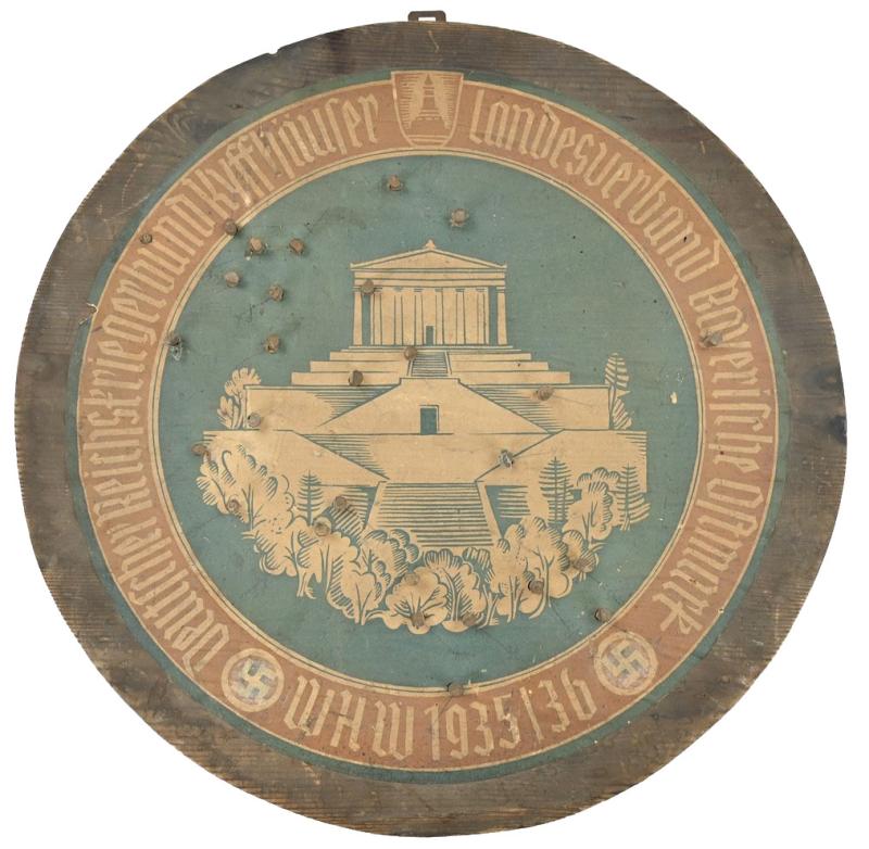 German Kyffhauserbund Shooting Target 1935/36