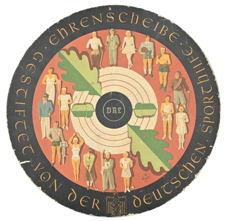 German WHW DRL Shooting Target 1939