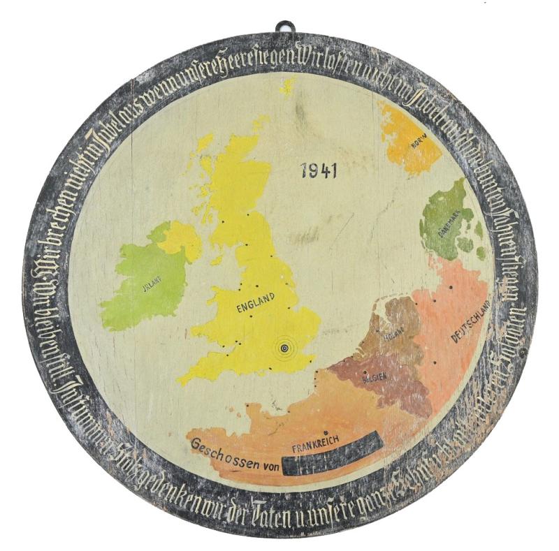 German WH Shooting Target 'England' 1941