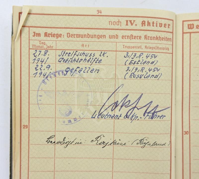 German WH KIA Grouping 'Franz Overmann'