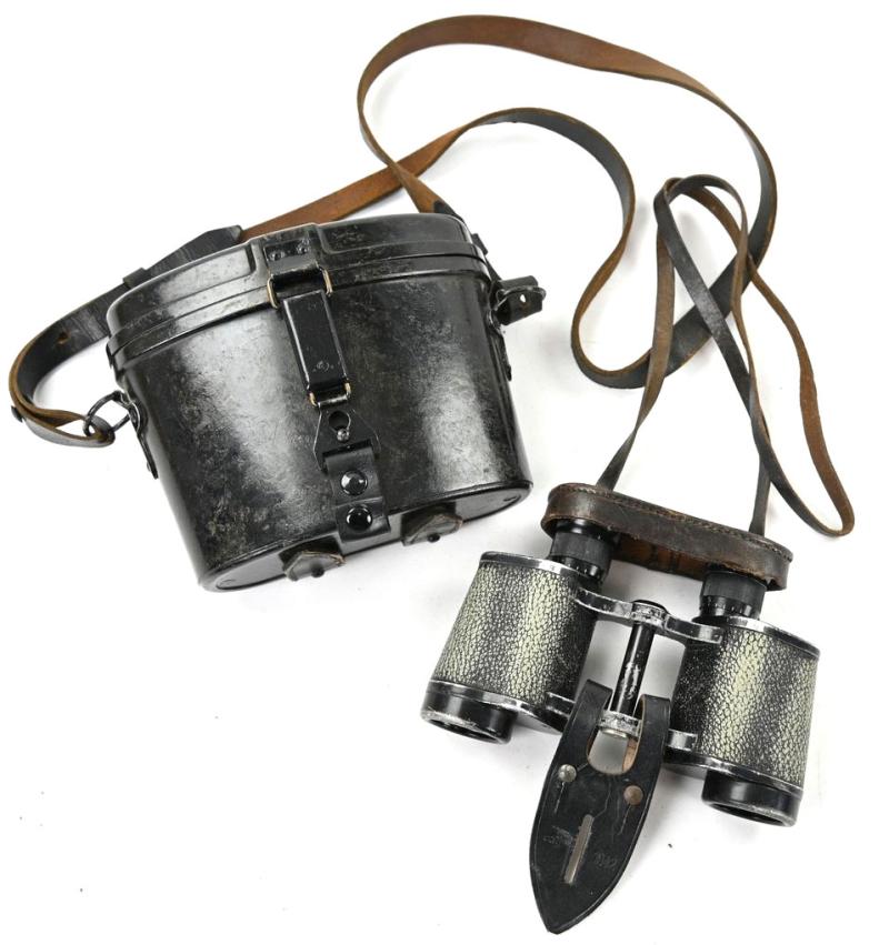 German WH Binocular 6x30 in Carrying Case