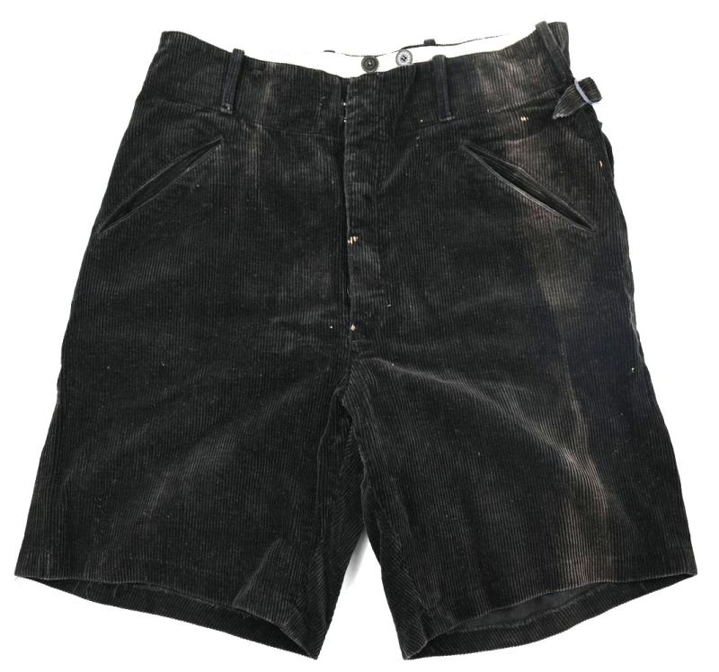 German Hitler Youth Corduroy Shorts