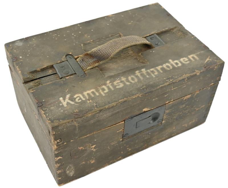 German WH Chemical Warfare Test Equipment Box