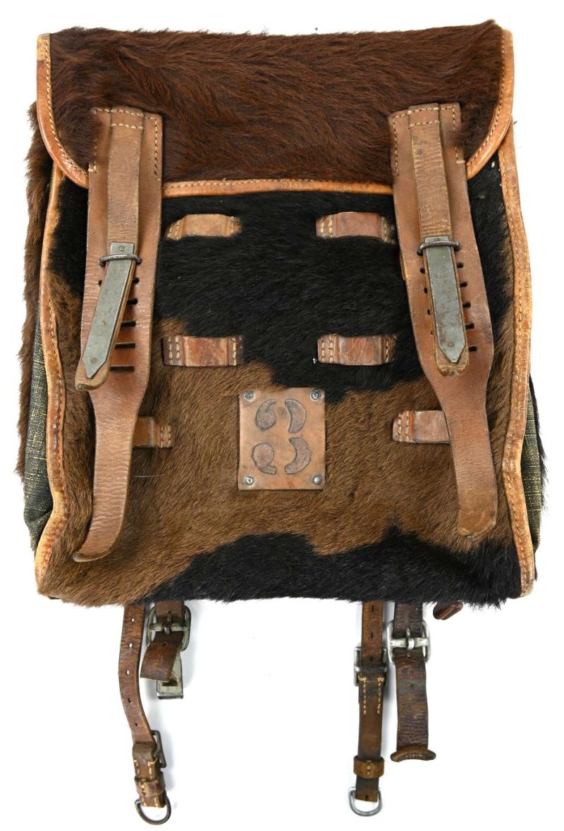 German WH Blue M34 Funker Tornister Nr.3