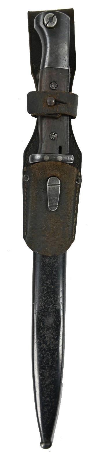 German K98 Bayonet with Frog and Matching Numbers