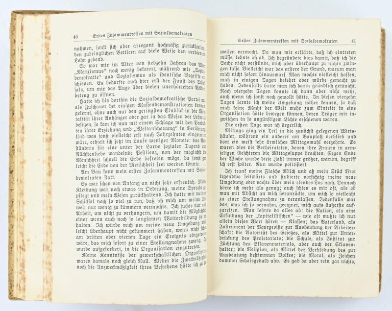 German Adolf Hitler Mein Kampf Book