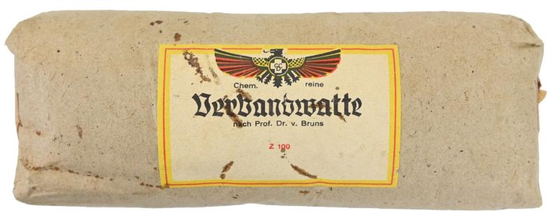 German Third Reich Period Medical Cotton Wool Package