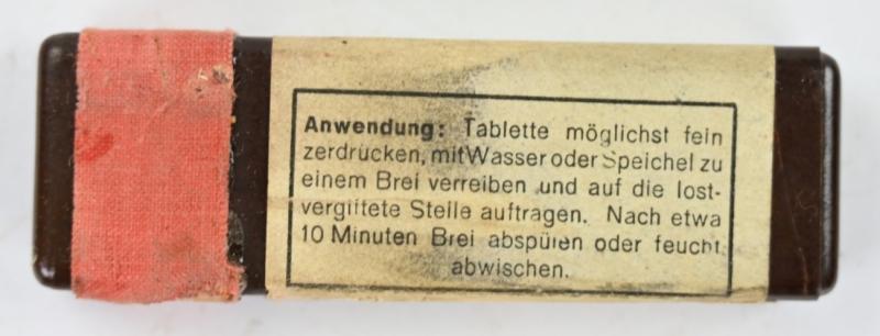 German WH Hautentgiftungsmittel container 1939