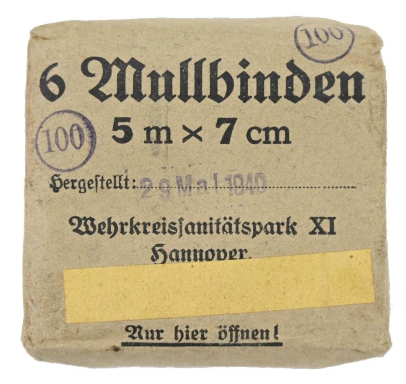 German WH Medical Package of Mullbinden