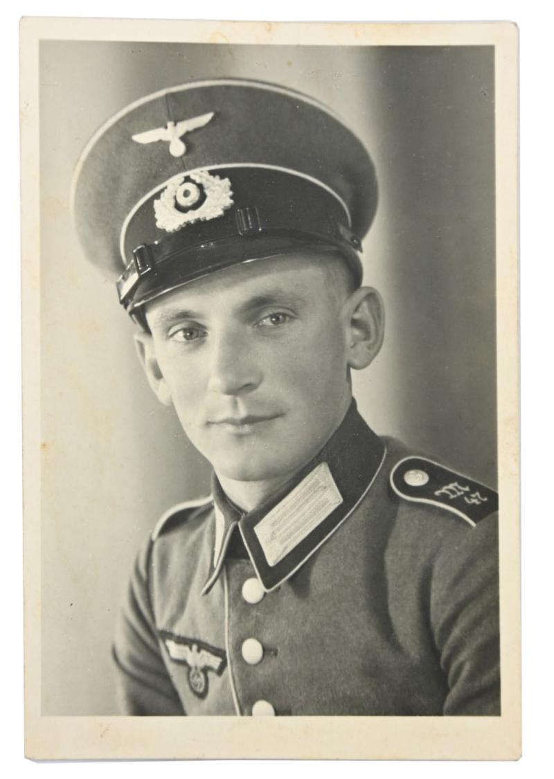 German WH Portrait Picture 'Machinegun Battalion 47'