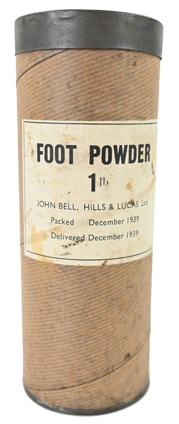 British WW2 Footpowder Container 1Lb.