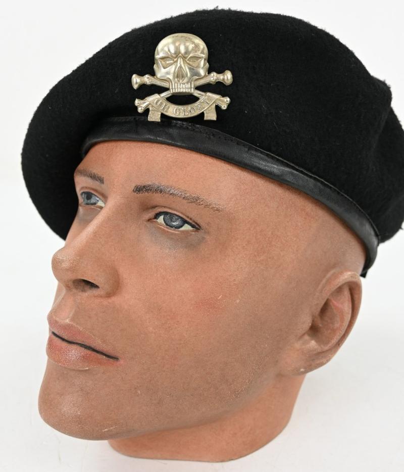 British WW2 17th Lancers Tank Regiment Beret 1944
