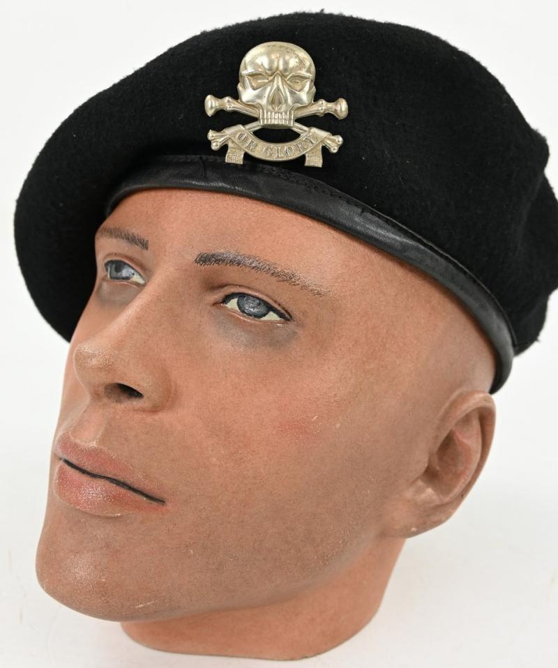 British WW2 17th Lancers Tank Regiment Beret 1944