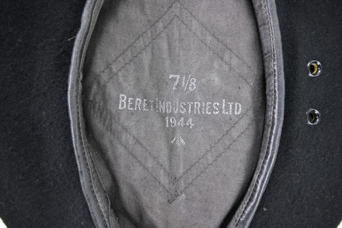 British WW2 17th Lancers Tank Regiment Beret 1944