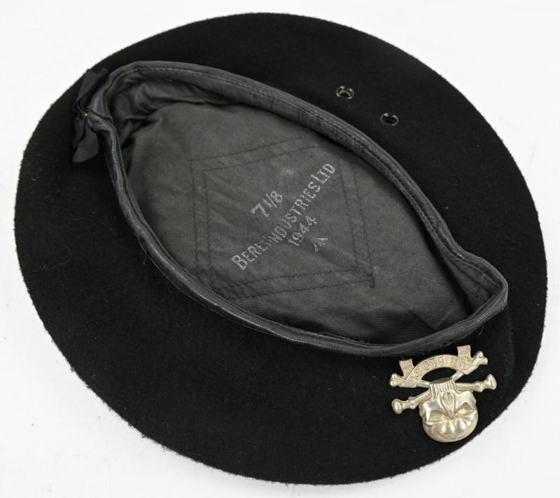 British WW2 17th Lancers Tank Regiment Beret 1944