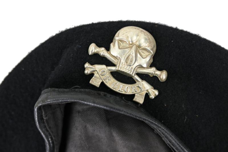 British WW2 17th Lancers Tank Regiment Beret 1944