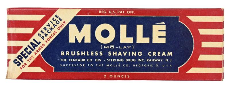 US WW2 Mollie Shaving Cream