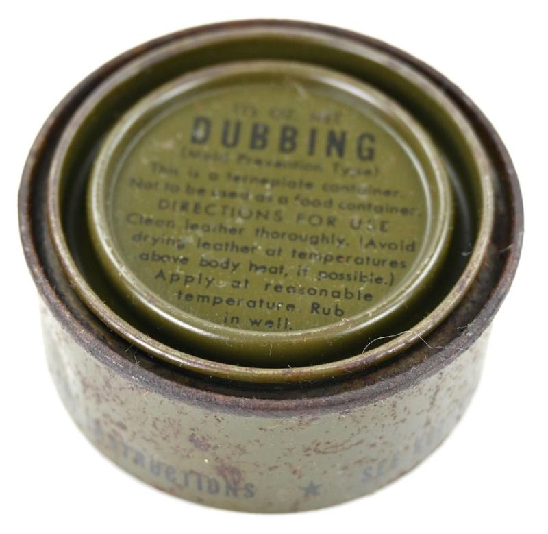 US WW2 Dubbing Tin Can
