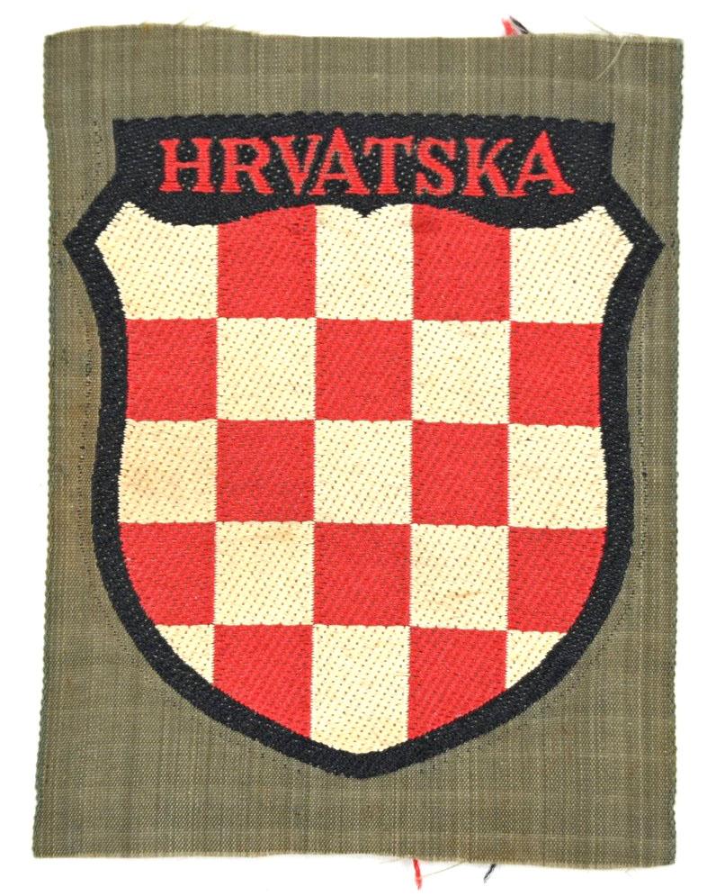 German WH 'Kroatian' Volunteer Sleeve Shield