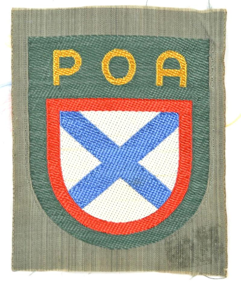 German WH 'Russian POA' Volunteer Sleeve Shield