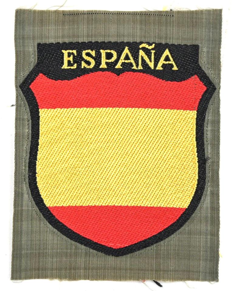 German WH Spanish 'Blue Division' Volunteer Sleeve Shield