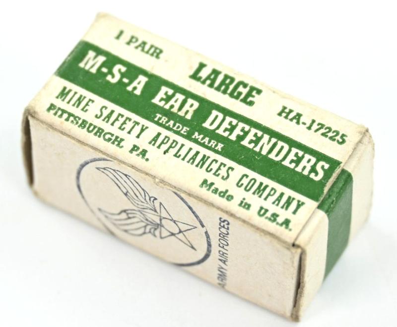 USAAF WW2 Ear Protectors in Box 1941