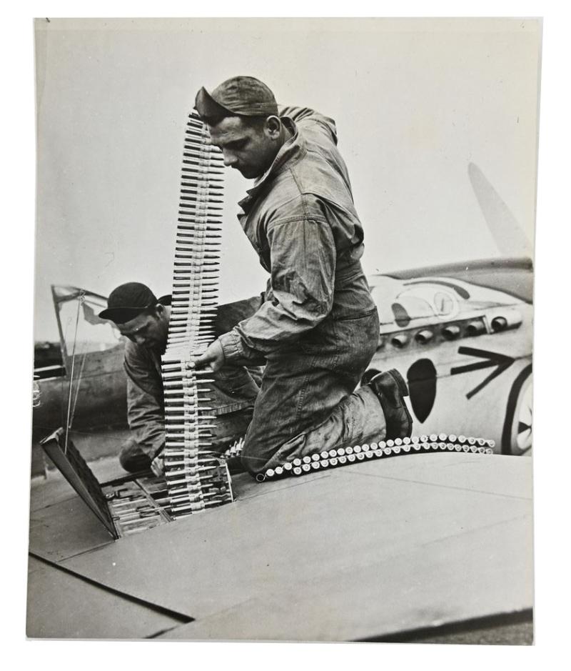 US WW2 Press Photo 'Flying Tiger'