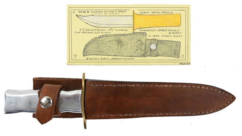 US WW2 Theather Made Fighting Knife