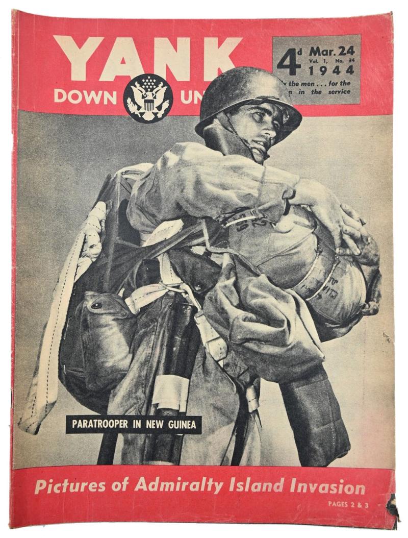 US WW2 Yank Down Under Magazine March 24th 1944