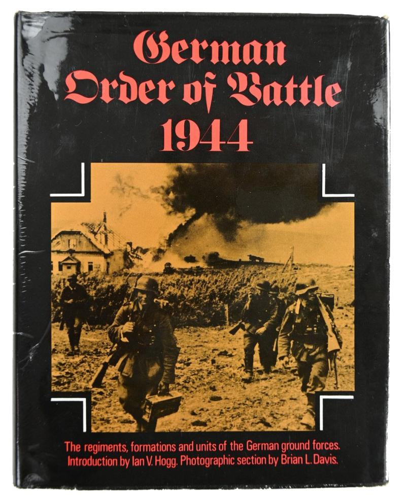 German Book 'German order of battle, 1944: the regiments, formations and units of the German ground forces