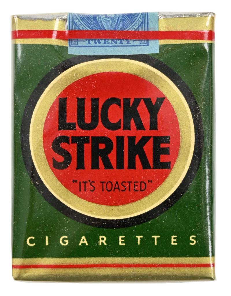 US WW2 Package of Lucky Strike Cigarets