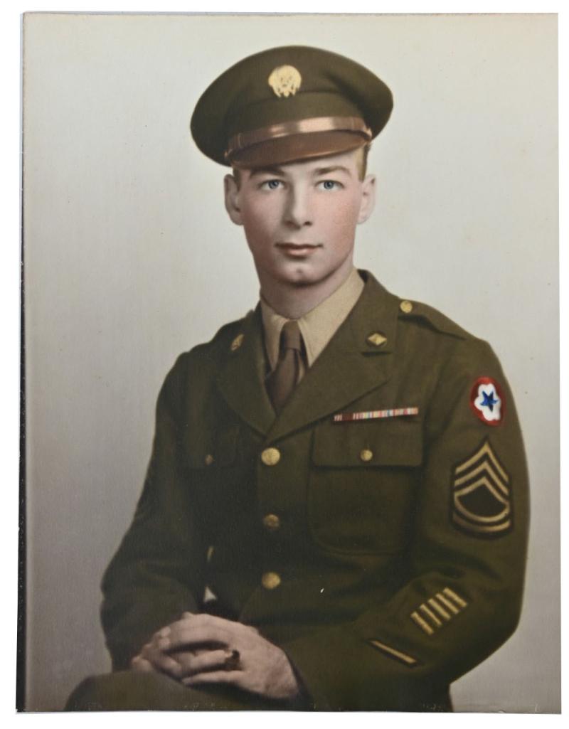 US WW2 Colour Portrait Picture