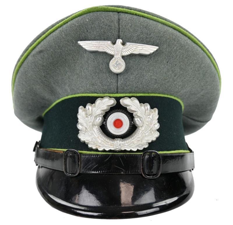 German WH EM/NCO Panzer-Grenadier Visor Cap