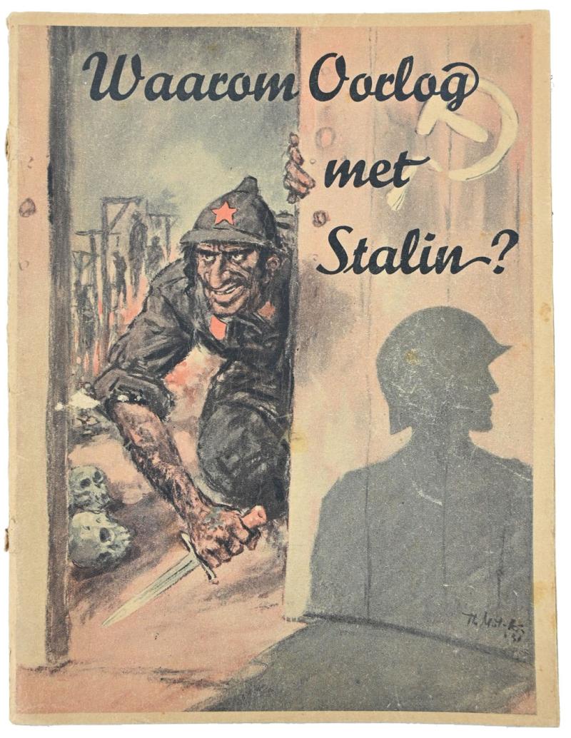 Dutch WW2 Collaboration Booklet 'Why war with Stalin?'