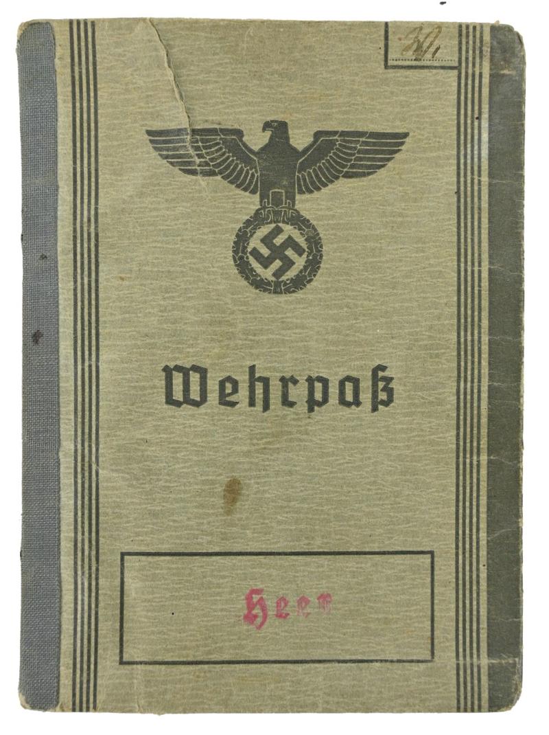 German WH Wehrpass 'Willy Wiebach'