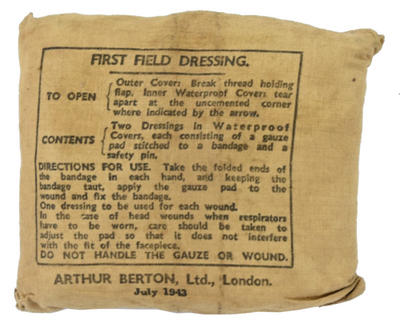 British WW2 First Field Dressing 1943