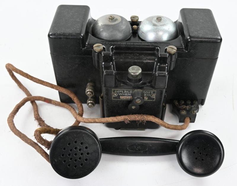 British WW2 MK2 Field Telephone Set F