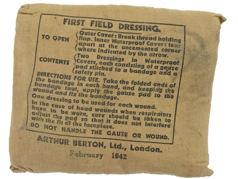 British WW2 First Field Dressing 1942