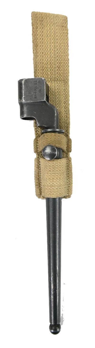 British WW2 Spike Bayonet with Frog