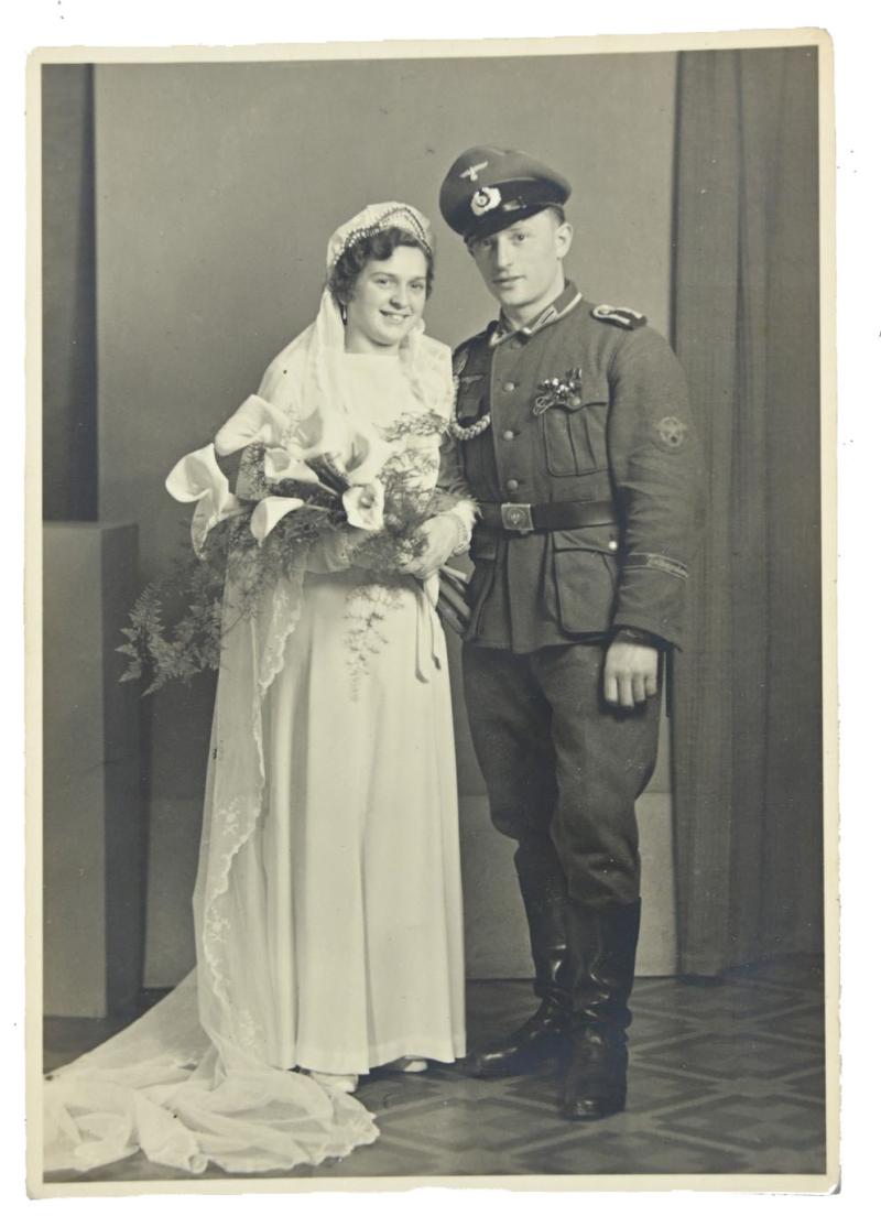 German WH Feldgendarmerie Wedding Picture