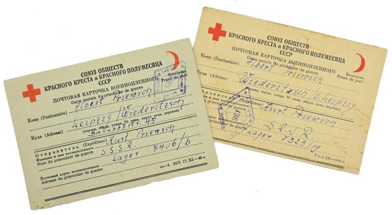 German Prisoner of War Postcards from Russia
