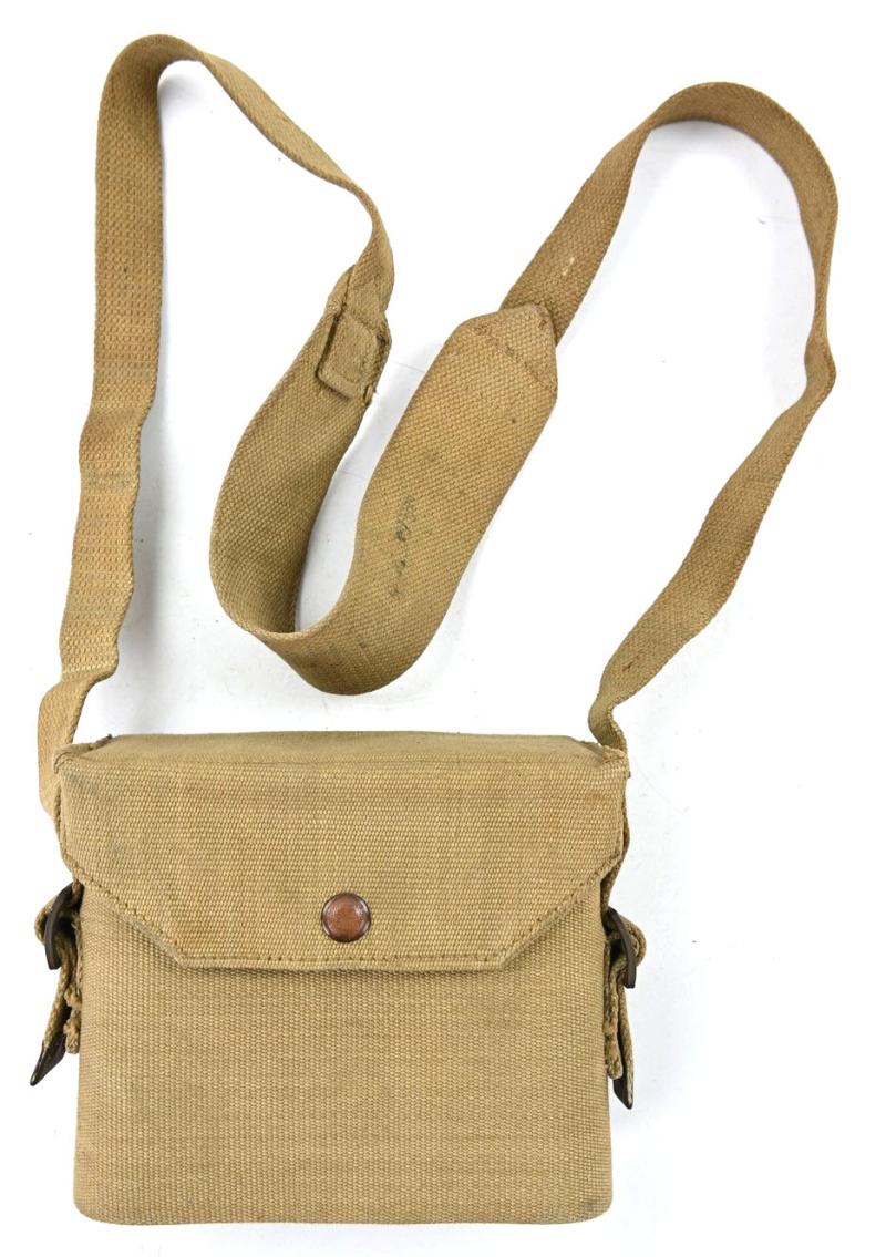 British WW2 Binocular with Carrying Pouch