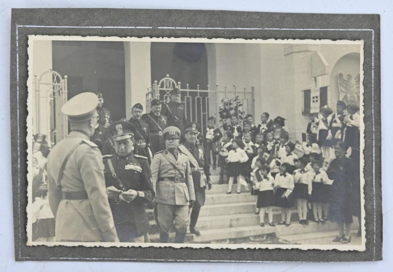 Italian WW2 Picture set of Benito Mussolini