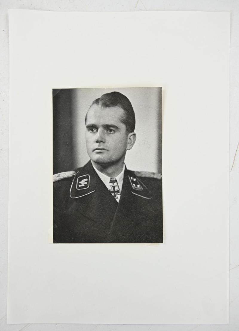 Signature of Waffen-SS KC-OLC Recipient Paul-Albert Kausch