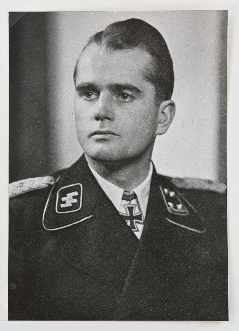 Signature of Waffen-SS KC-OLC Recipient Paul-Albert Kausch